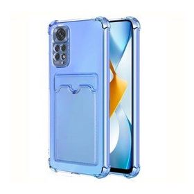 Microsonic Xiaomi Redmi Note 11S Card Slot Shock Mavi Cep Telefonu Kılıfı