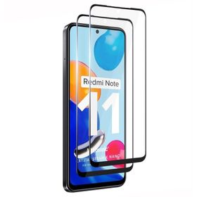 Microsonic Xiaomi Redmi Note 11S Crystal Seramik Nano 2 Adet Siyah Ekran Koruyucu