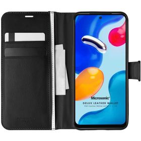 Microsonic Xiaomi Redmi Note 11S Delux Leather Wallet Cep Telefonu Kılıfı
