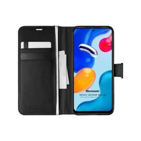 Microsonic Xiaomi Redmi Note 11S Delux Leather Wallet Cep Telefonu Kılıfı