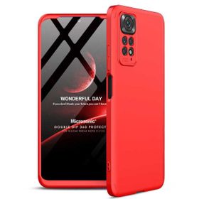 Microsonic Xiaomi Redmi Note 11S Double Dip 360 Protective Kırmızı Cep Telefonu Kılıfı