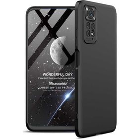 Microsonic Xiaomi Redmi Note 11S Double Dip 360 Protective Siyah Cep Telefonu Kılıfı