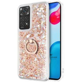 Microsonic Xiaomi Redmi Note 11S Glitter Liquid Holder Cep Telefonu Kılıfı