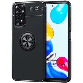 Microsonic Xiaomi Redmi Note 11S Kickstand Ring Holder Cep Telefonu Kılıfı