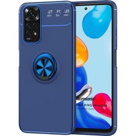 Microsonic Xiaomi Redmi Note 11S Kickstand Ring Holder Cep Telefonu Kılıfı