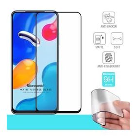 Microsonic Xiaomi Redmi Note 11S Seramik Matte Flexible Siyah Ekran Koruyucu