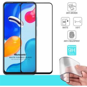 Microsonic Xiaomi Redmi Note 11S Seramik Matte Flexible Siyah Ekran Koruyucu