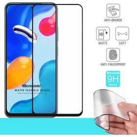 Microsonic Xiaomi Redmi Note 11S Seramik Matte Flexible Siyah Ekran Koruyucu