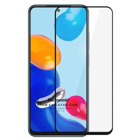 Microsonic Xiaomi Redmi Note 11S Tam Kaplayan Temperli Siyah Cam Ekran Koruyucu