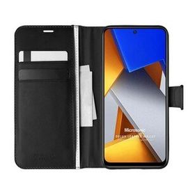 Microsonic Xiaomi Redmi Note 11T Delux Leather Wallet Siyah Cep Telefonu Kılıfı