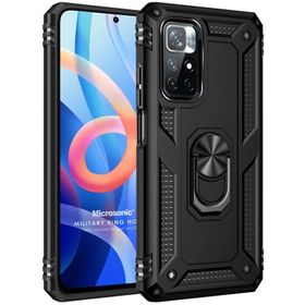 Microsonic Xiaomi Redmi Note 11T Military Ring Holder Cep Telefonu Kılıfı