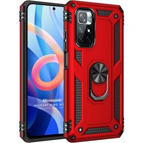 Microsonic Xiaomi Redmi Note 11T Military Ring Holder Cep Telefonu Kılıfı