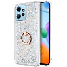 Microsonic Xiaomi Redmi Note 12 4G Glitter Liquid Holder Pembe Kılıf