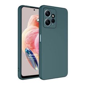 Microsonic Xiaomi Redmi Note 12 4G Groovy Soft Koyu Yeşil Cep Telefonu Kılıfı