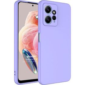 Microsonic Xiaomi Redmi Note 12 4G Groovy Soft Lila Cep Telefonu Kılıfı