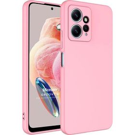 Microsonic Xiaomi Redmi Note 12 4G Groovy Soft Pembe Cep Telefonu Kılıfı