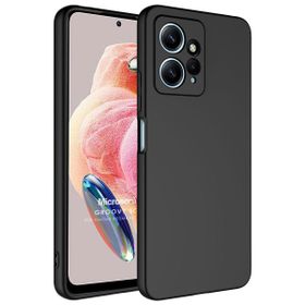 Microsonic Xiaomi Redmi Note 12 4G Groovy Soft Siyah Cep Telefonu Kılıfı