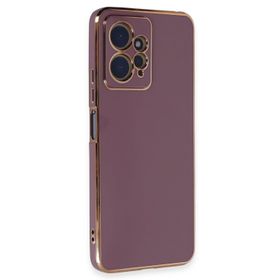 Microsonic Xiaomi Redmi Note 12 4G Olive Plated Lila Cep Telefonu Kılıfı