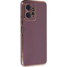 Microsonic Xiaomi Redmi Note 12 4G Olive Plated Lila Cep Telefonu Kılıfı