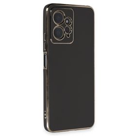 Microsonic Xiaomi Redmi Note 12 4G Olive Plated Siyah Cep Telefonu Kılıfı