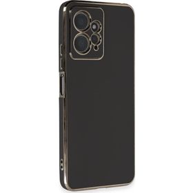 Microsonic Xiaomi Redmi Note 12 4G Olive Plated Siyah Cep Telefonu Kılıfı