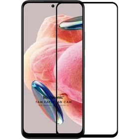Microsonic Xiaomi Redmi Note 12 4G Tam Kaplayan Temperli Siyah Cam Ekran Koruyucu