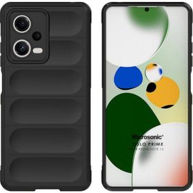 Microsonic Xiaomi Redmi Note 12 Oslo Prime Siyah Cep Telefonu Kılıfı