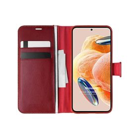 Microsonic Xiaomi Redmi Note 12 Pro 4G Delux Leather Wallet Cep Telefonu Kılıfı