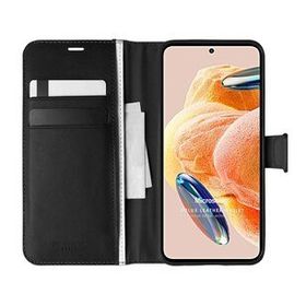 Microsonic Xiaomi Redmi Note 12 Pro 4G Delux Leather Wallet Siyah Cep Telefonu Kılıfı
