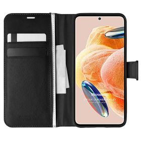 Microsonic Xiaomi Redmi Note 12 Pro 4G Delux Leather Wallet Siyah Cep Telefonu Kılıfı