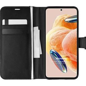 Microsonic Xiaomi Redmi Note 12 Pro 4G Delux Leather Wallet Siyah Cep Telefonu Kılıfı