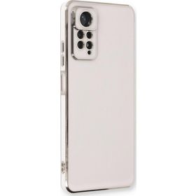 Microsonic Xiaomi Redmi Note 12 Pro 4G Olive Plated Beyaz Cep Telefonu Kılıfı