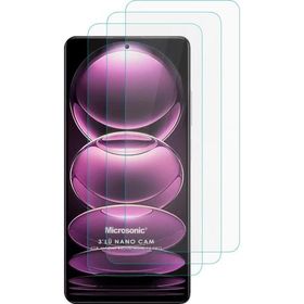 Microsonic Xiaomi Redmi Note 12 Pro Screen Protector Nano Glass 3 Adet Cam Ekran Koruyucu