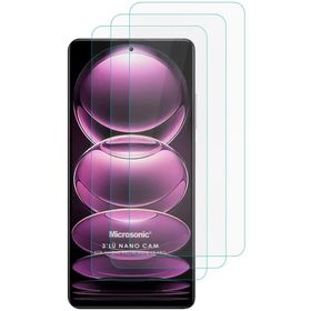 Microsonic Xiaomi Redmi Note 12 Pro Screen Protector Nano Glass 3 Adet Cam Ekran Koruyucu