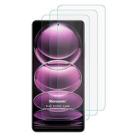 Microsonic Xiaomi Redmi Note 12 Pro Screen Protector Nano Glass 3 Adet Cam Ekran Koruyucu
