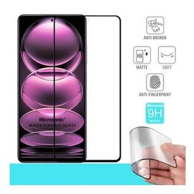 Microsonic Xiaomi Redmi Note 12 Pro Seramik Matte Flexible Siyah Ekran Koruyucu