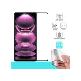 Microsonic Xiaomi Redmi Note 12 Pro Seramik Matte Flexible Siyah Ekran Koruyucu