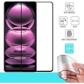 Microsonic Xiaomi Redmi Note 12 Pro Seramik Matte Flexible Siyah Ekran Koruyucu
