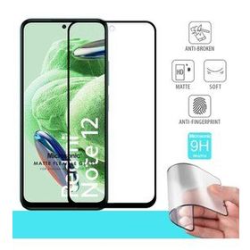 Microsonic Xiaomi Redmi Note 12 Seramik Matte Flexible Siyah Ekran Koruyucu