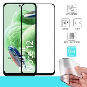 Microsonic Xiaomi Redmi Note 12 Seramik Matte Flexible Siyah Ekran Koruyucu