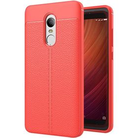 Microsonic Xiaomi Redmi Note 4x Deri Dokulu Silikon Kılıf