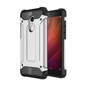 Microsonic Xiaomi Redmi Note 4X Rugged Armor Gümüş Kılıf