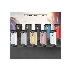 Microsonic Xiaomi Redmi Note 4X Rugged Armor Gümüş Kılıf