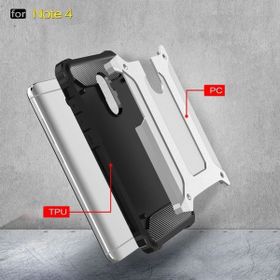 Microsonic Xiaomi Redmi Note 4X Rugged Armor Gümüş Kılıf