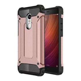 Microsonic Xiaomi Redmi Note 4X Rugged Armor Rose Gold Cep Telefonu Kılıfı