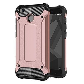 Microsonic Xiaomi Redmi Note 4X Rugged Armor Rose Gold Kılıf