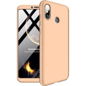Microsonic Xiaomi Redmi Note 5 Double Dip 360 Protective Gold Kılıf