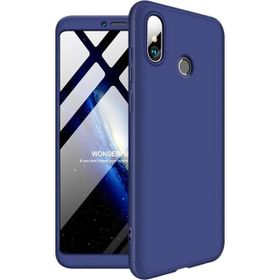 Microsonic Xiaomi Redmi Note 5 Pro Double Dip 360 Protective Lacivert Kılıf