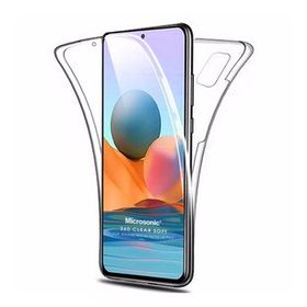 Microsonic Xiaomi Redmi Note 6 Pro Tarafı Tam Full Koruma 360 Clear Soft Şeffaf Kılıf