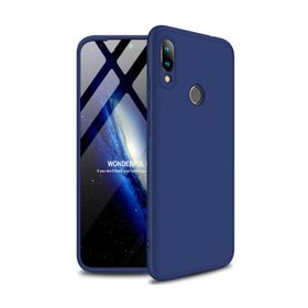Microsonic Xiaomi Redmi Note 7 Double Dip 360 Protective Lacivert Kılıf